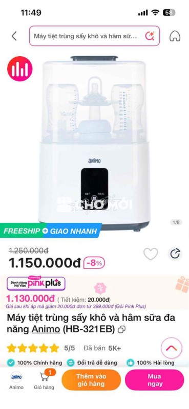 Pass máy Máy tiệt trùng và sấy khô