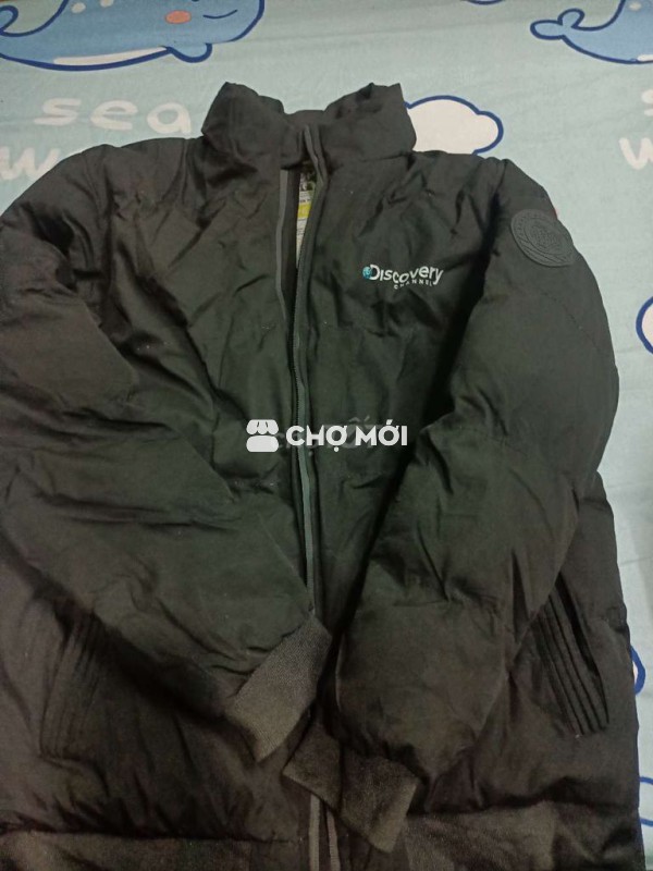 Áo khoác Discovery Channel Đen Vải