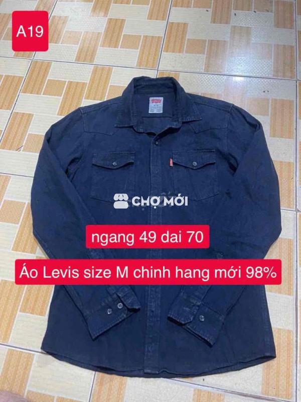Áo sơ mi Levis Jean Nam size M