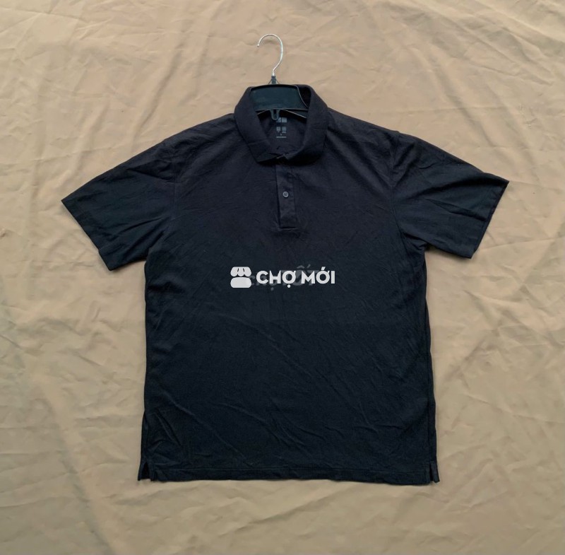 🔔Áo thun UNIQLO - sz 2XL 75-82kg - đen FREE SHIP
