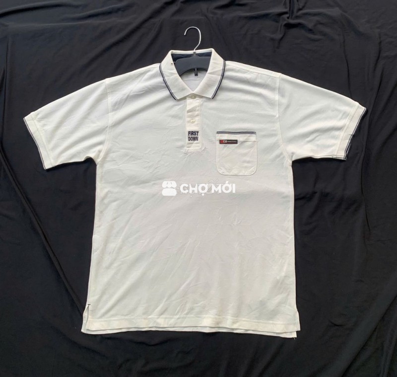 🔔Áo thun USA màu kem - sz 2XL 71-78kg - FREE SHIP