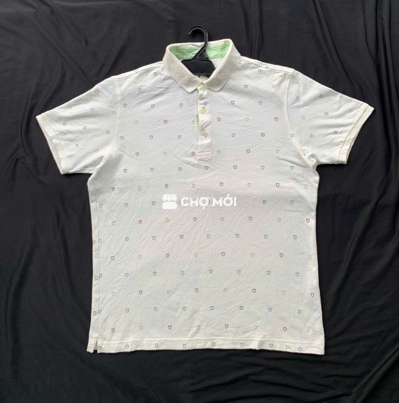 🔔Áo thun UNIQLO -sz 2XL 78-85kg -chấm bi FREE SHIP