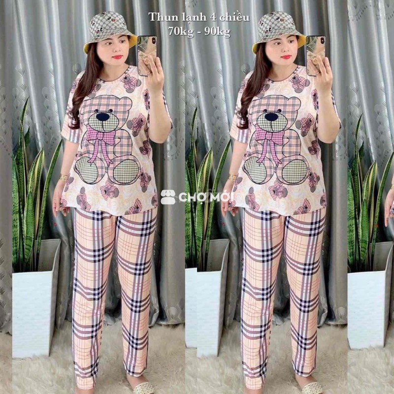 Đồ bộ nữ Thun lạnh Free size