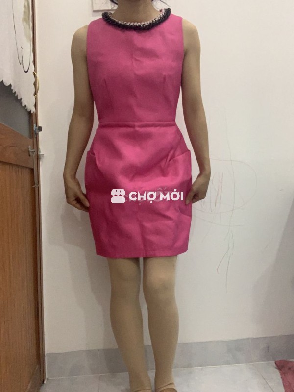 Đầm Nữ Vải mềm mại Hồng Đã sử dụng