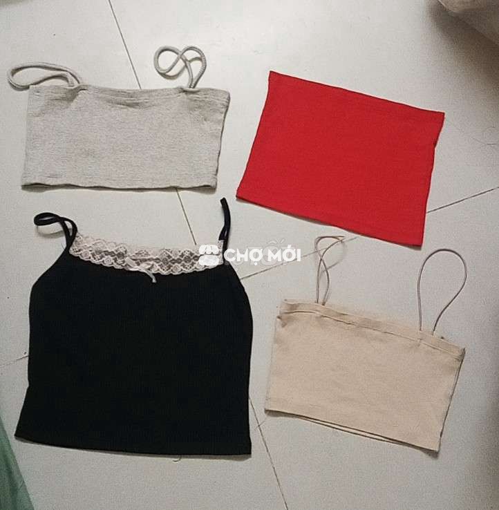 Áo croptop nữ Vải co giãn dày dặn mịn