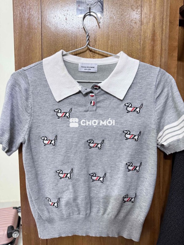 Áo len cộc tay Thom Browne Nữ size M