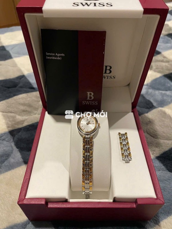 Đồng hồ đeo tay B SWISS Nữ dây Kim loại