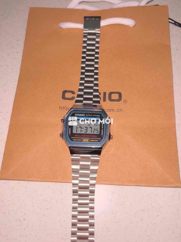 Casio A168 Bạc