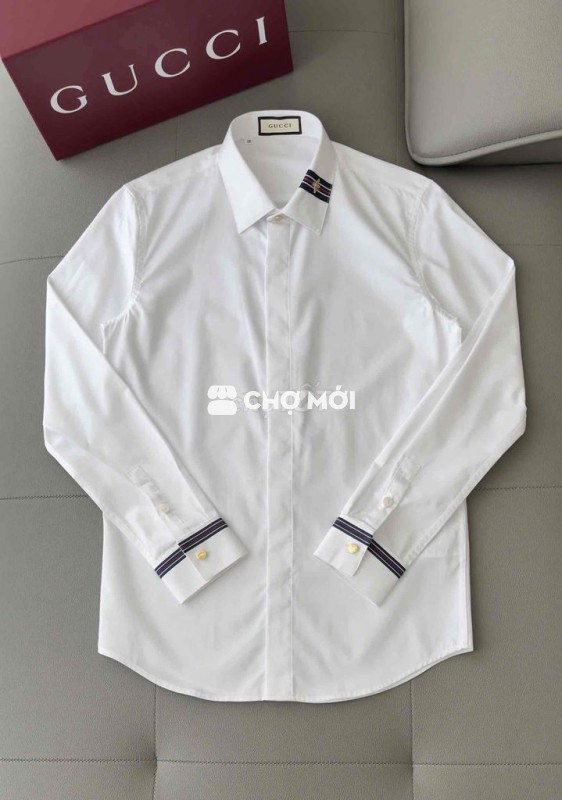 Áo Sơ Mi Nam G.C Trắng Cao Cấp