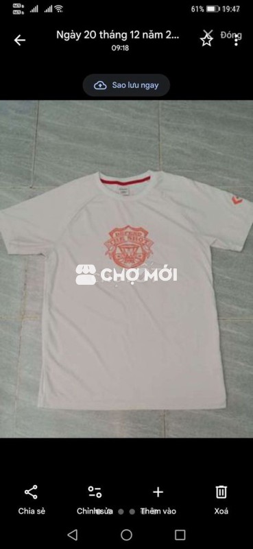 Áo thun Converse Sport Vin00s U.S Trắng form M