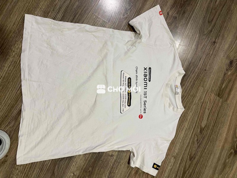 Áo phông Unisex Vải Trắng size M