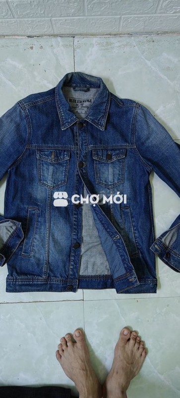 Áo khoác BLUE EXCHANGE Denim Nam size M