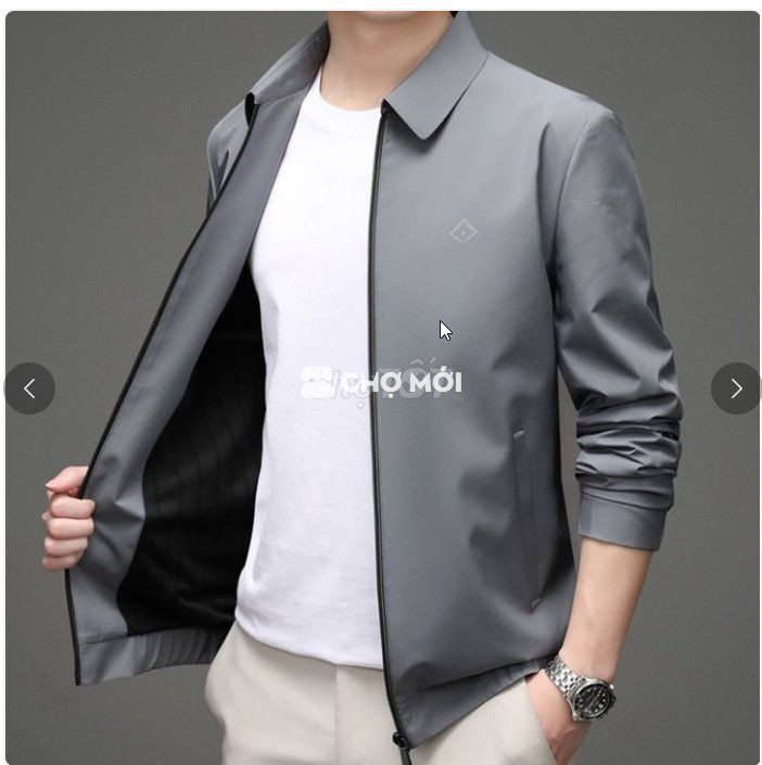 ÁO KHOÁC DÙ CÁN CỔ SƠ MI THỜI TRANG AKDC110