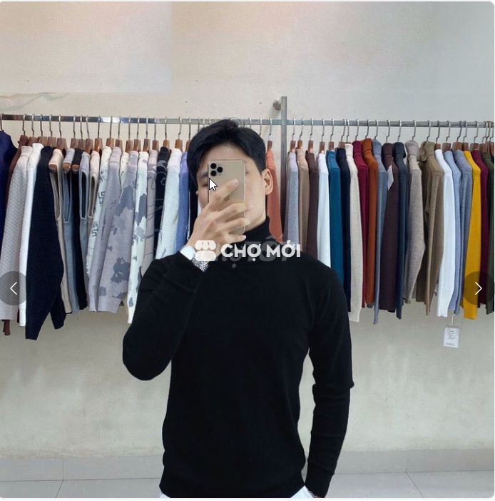 ÁO LEN NAM CỔ LỌ CHẤT ĐẸP, TRƠN, NHIỀU MÀU ALE6602