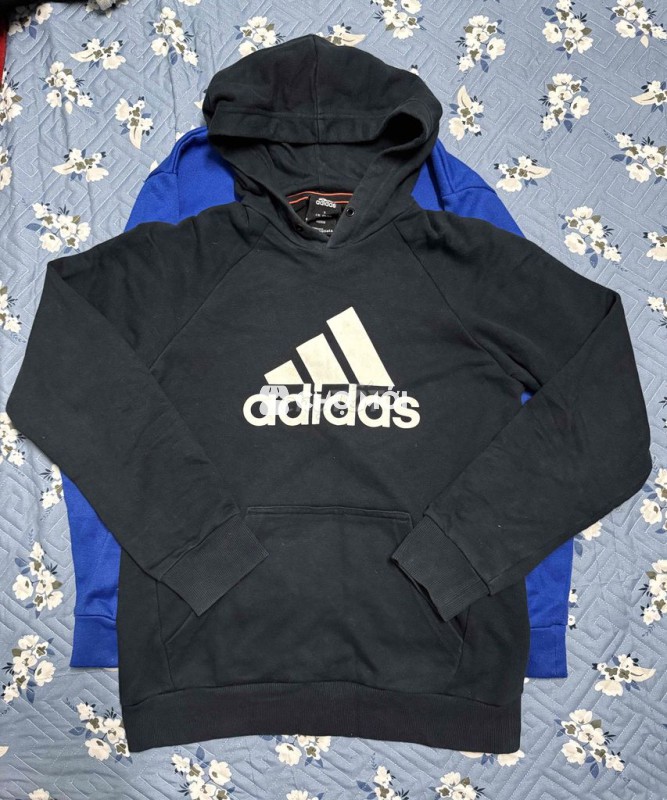 Áo hoodie Adidas Nam Vải nỉ Đen 75k/2cái