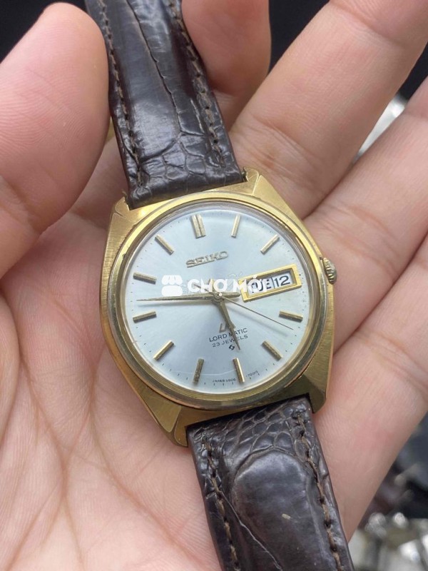 Đồng hồ  Seiko LM Lord Matic 23j bọc vàng Nam