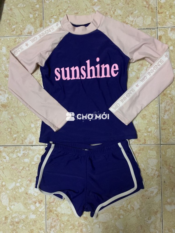 Đồ bơi trẻ em vải thun size 150