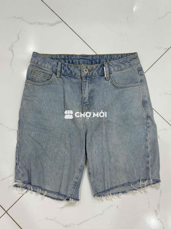 Quần short Jean nữ nam COLLUSION S/M