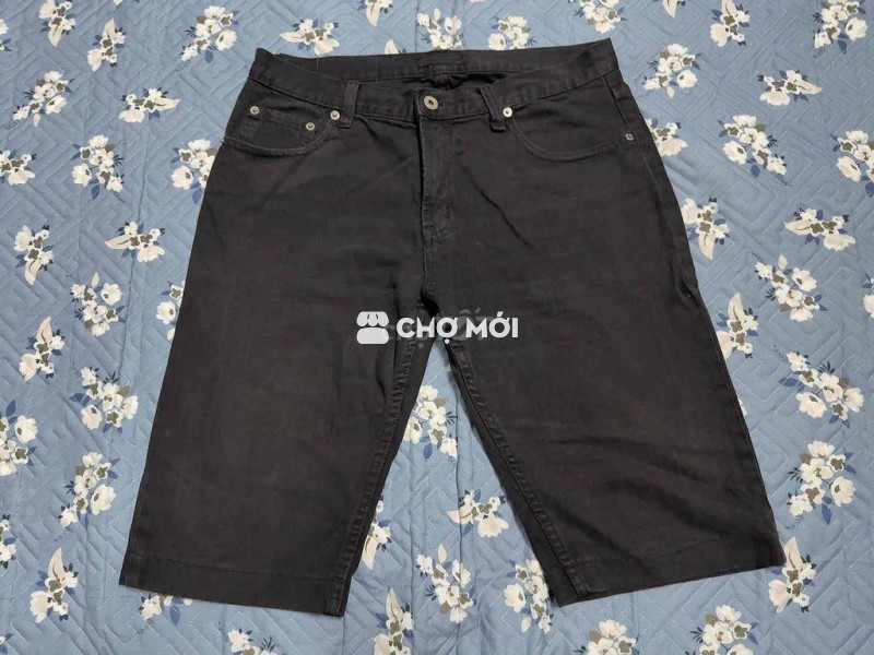 Quần ngố nam bò đen size 32