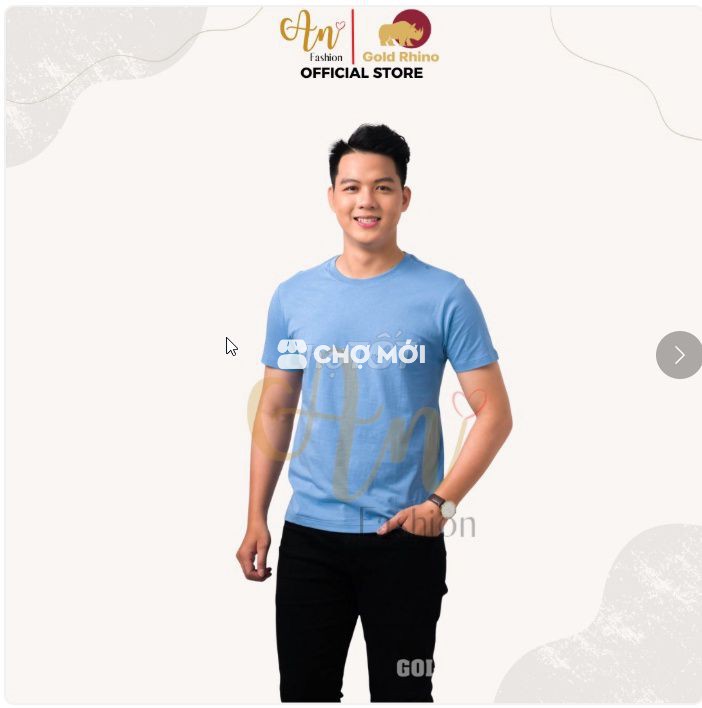 ÁO THUN NAM 100% COTTON CAO CẤP - GOLD RHINO