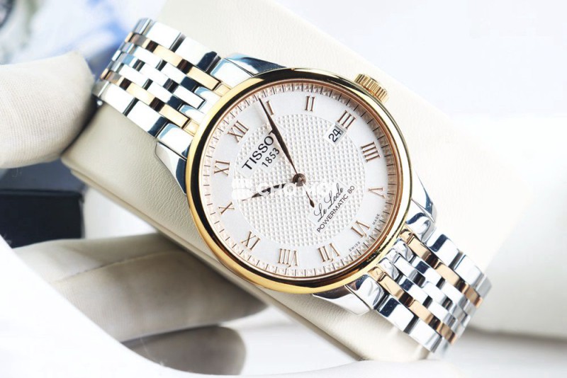 ĐH Nam Tissot Le Locle Powermatic 80 Demi Vàg Hồng
