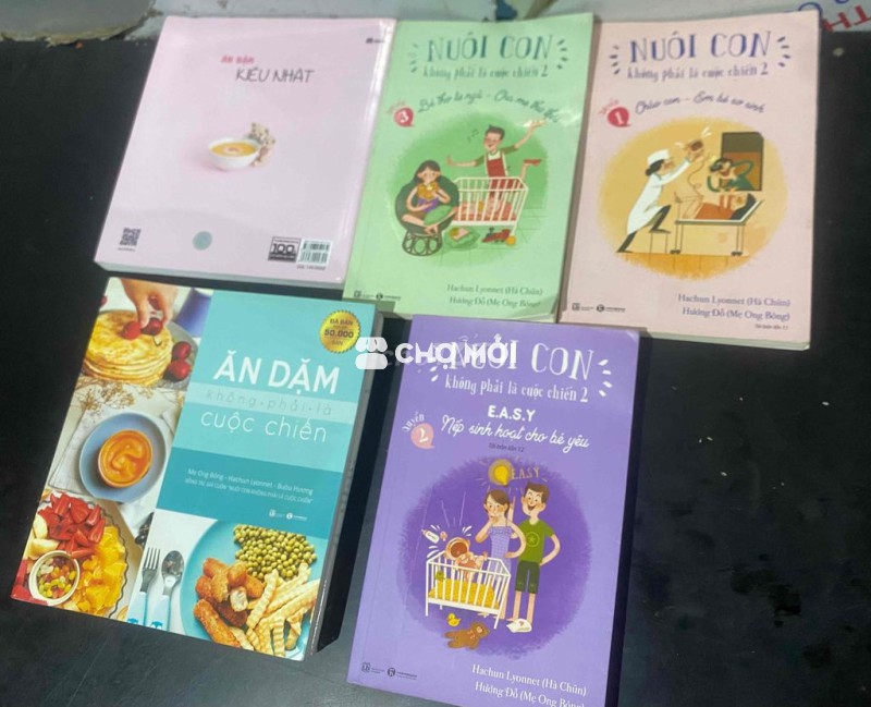 sách nấu ăn dặm, nuôi dạy con