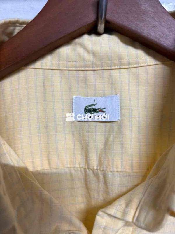 Áo sơ mi Lacoste Nam Cotton Vàng
