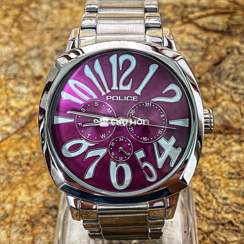 Đồng hồ Police Nam máy Pin Thép không gỉ