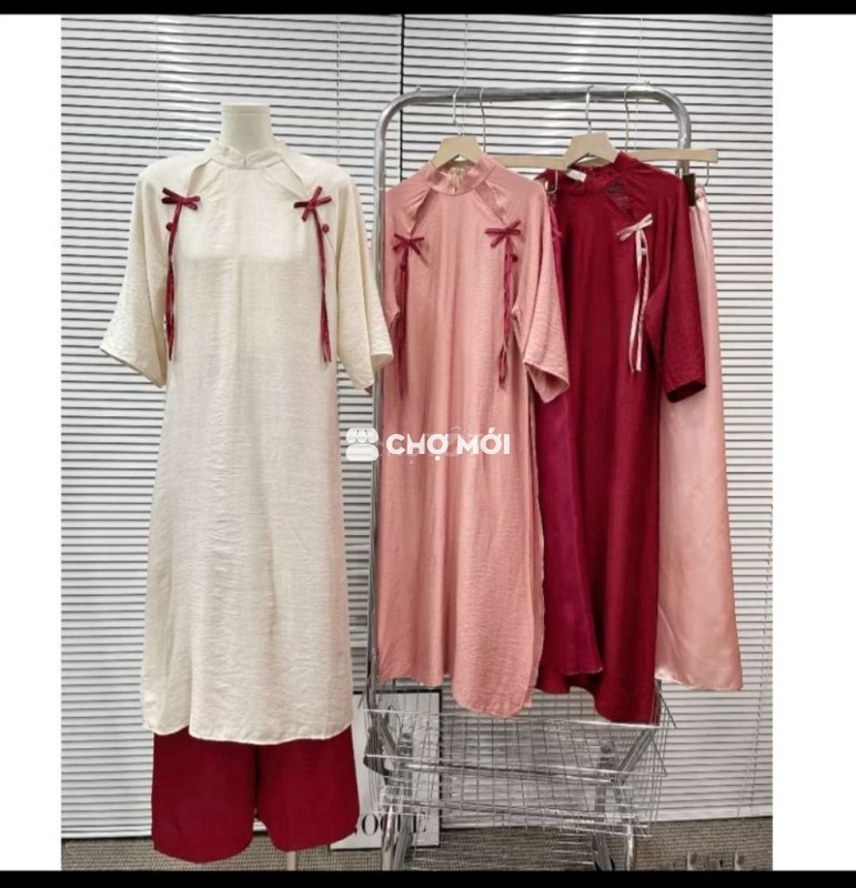 Áo dài Nữ Đũi, phi lụa size M