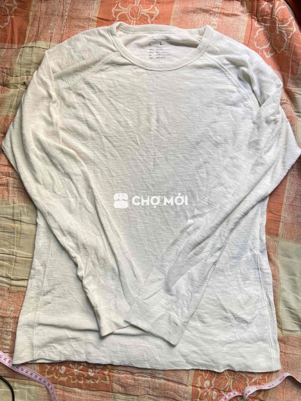 Áo thun Gap vải gân trắng size L