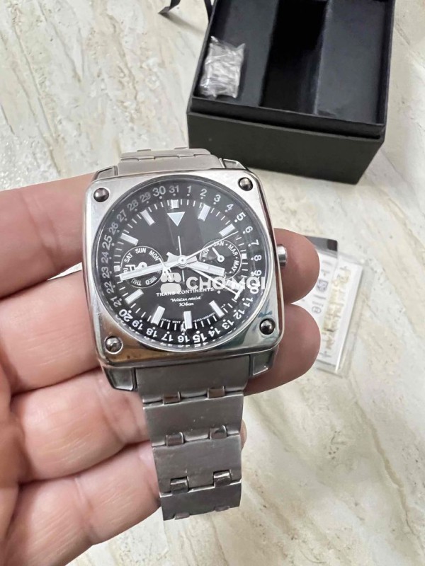 Đồng hồ đeo tay Trans Continents Nam Kim loại