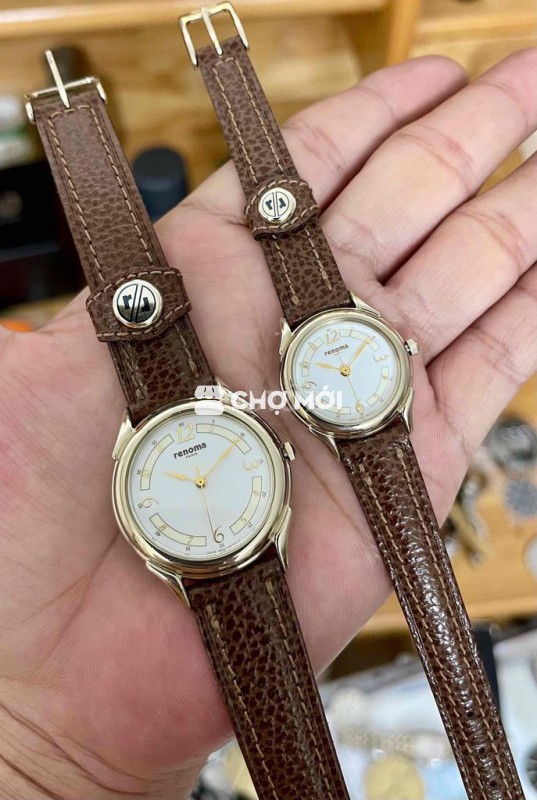 Đồng hồ cặp Renoma mới đẹp nguyên zin.