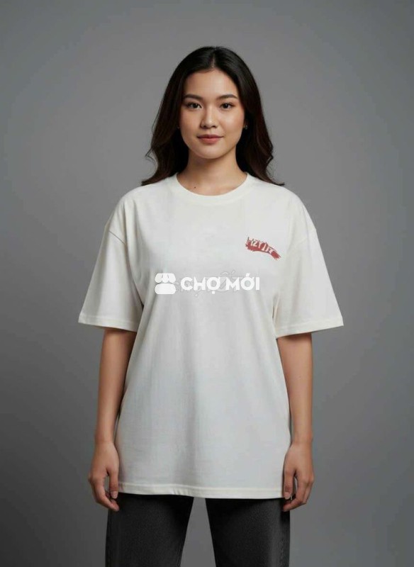Áo phông Unisex Trắng S-XL