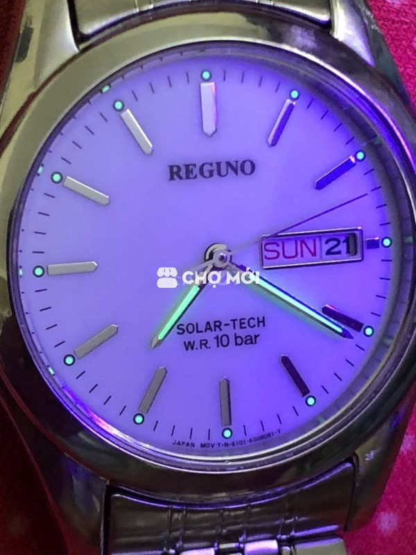 Đồng hồ Reguno Nam Kim loại Bạc