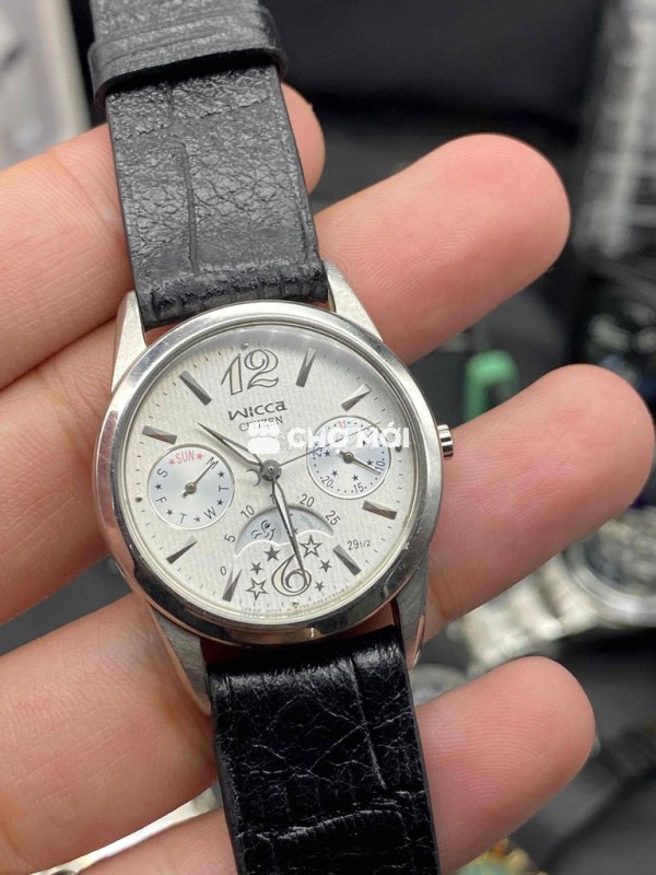 Đồng hồ Citizen Wicca Nữ 6 Kim Lịch Tuần Trăng