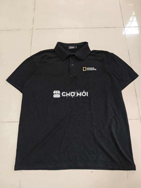 Áo polo National Geographic Nam Đen 2XL fit  L