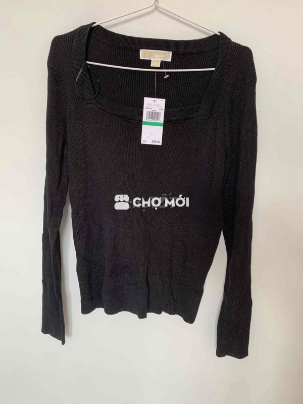 Áo thun Michael Kors Nữ Gân Đen