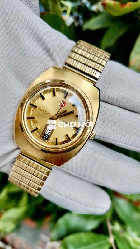 Đồng hồ Rado Voyager Cổ bọc vàng