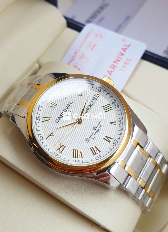 Siêu Phẩm Carnival Kim Cọc Số Vàng Đúc Máy Cơ  Nam