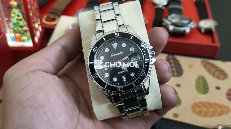Đồng hồ Comudir Nam Thép Đen
