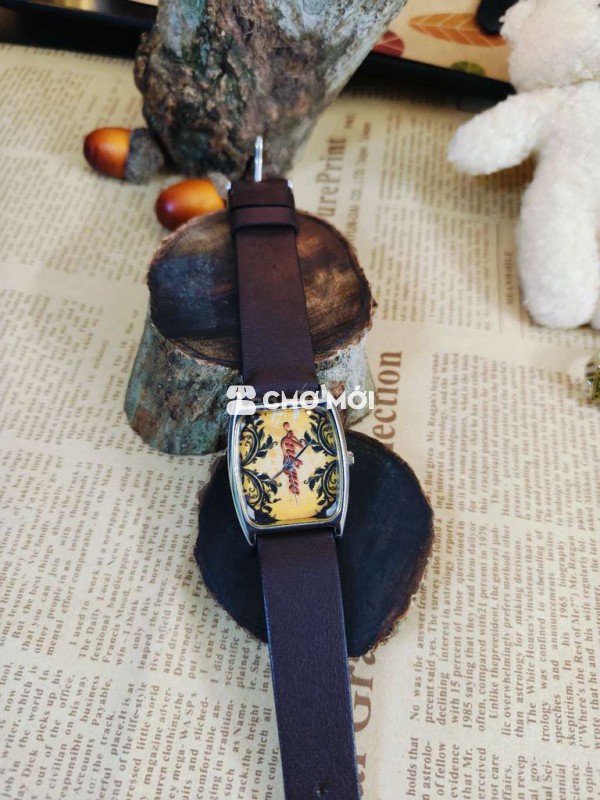 Đồng hồ đeo tay cổ điển Thép Da bò