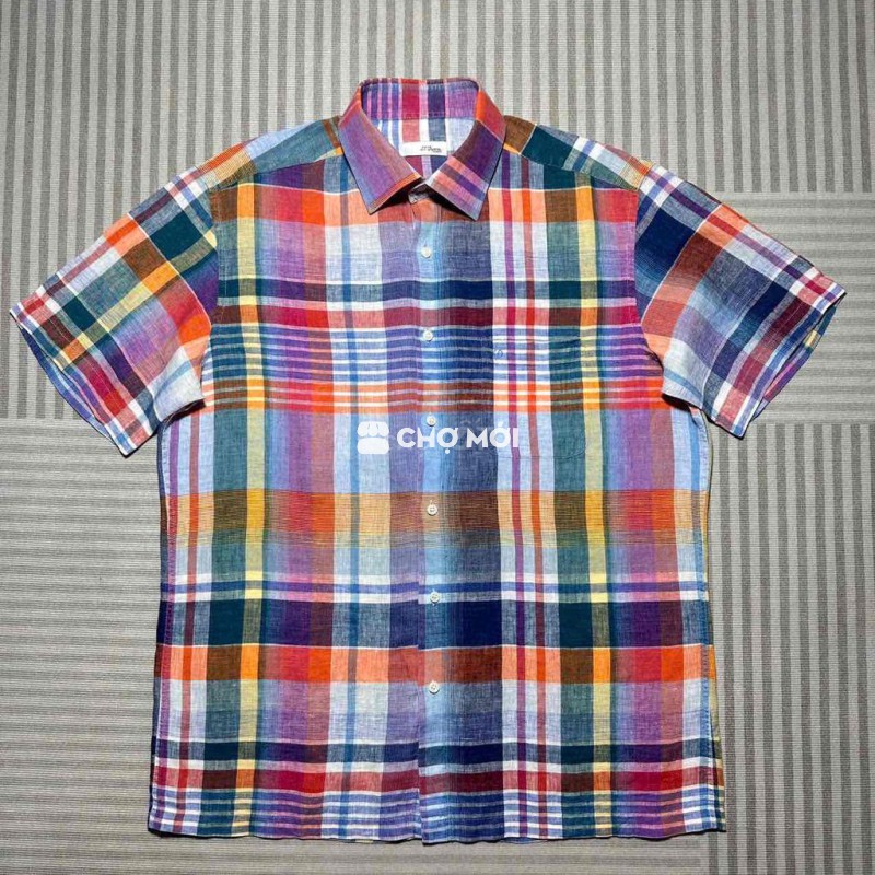 Áo sơ mi ST. Dupont Linen nam size 100