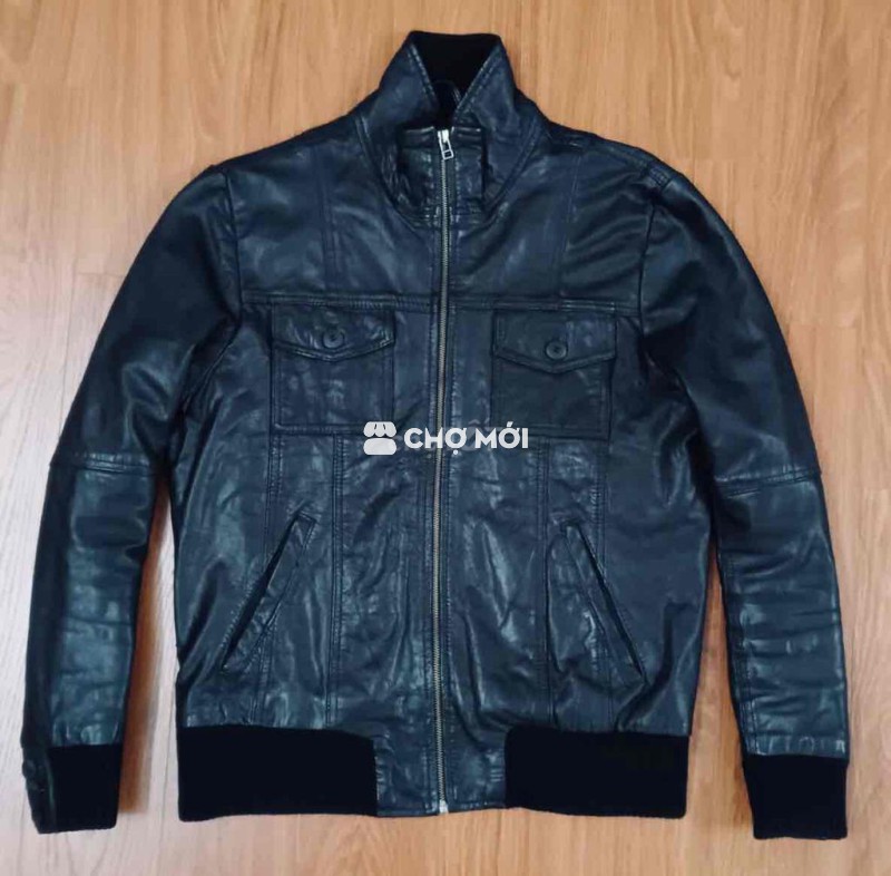 Áo da thật 100% hàng châu Âu dáng trẻ trung rấtdep