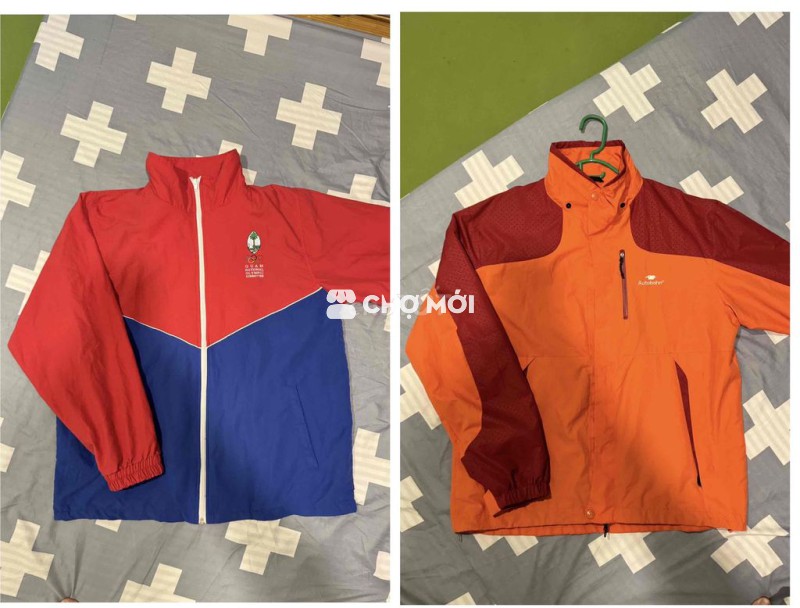 Combo 2 áo khoác ko sử dụng szie L-XL (55-75kg)