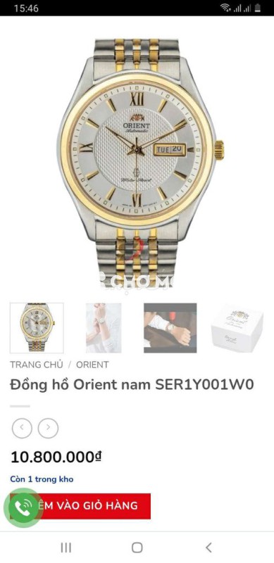 Đồng hồ orient automatic chánh hãng japan 🇯🇵