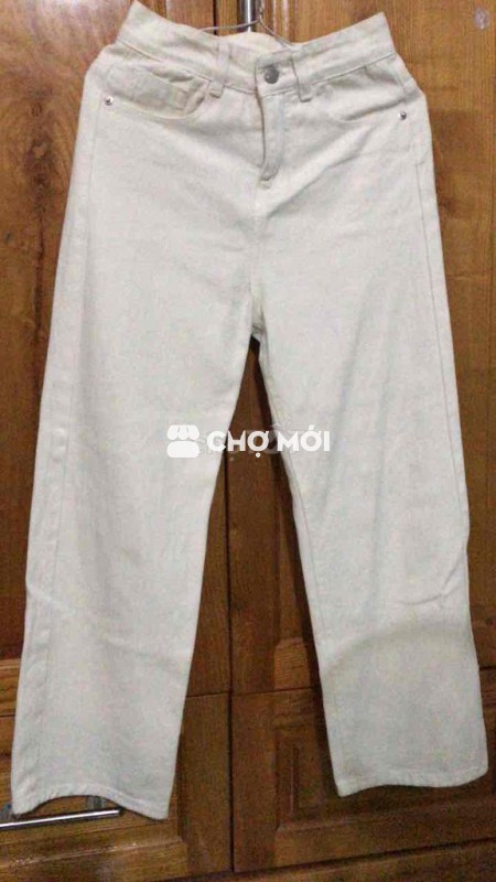 quần jean trắng thời trang nữ size xs