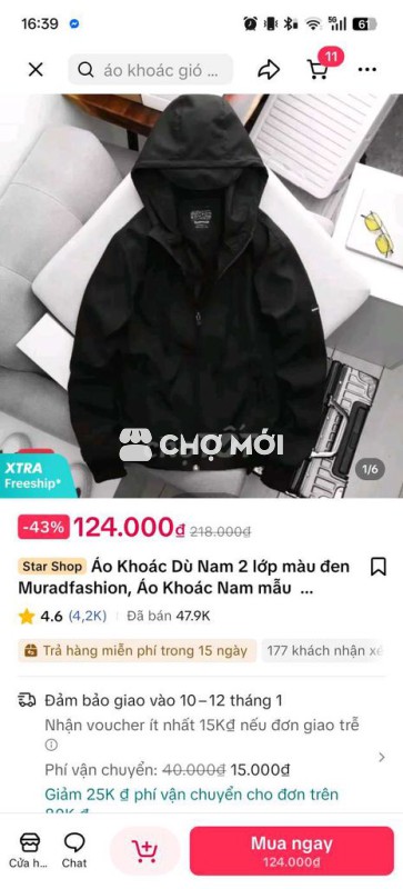 Pass áo mới chưa bóc