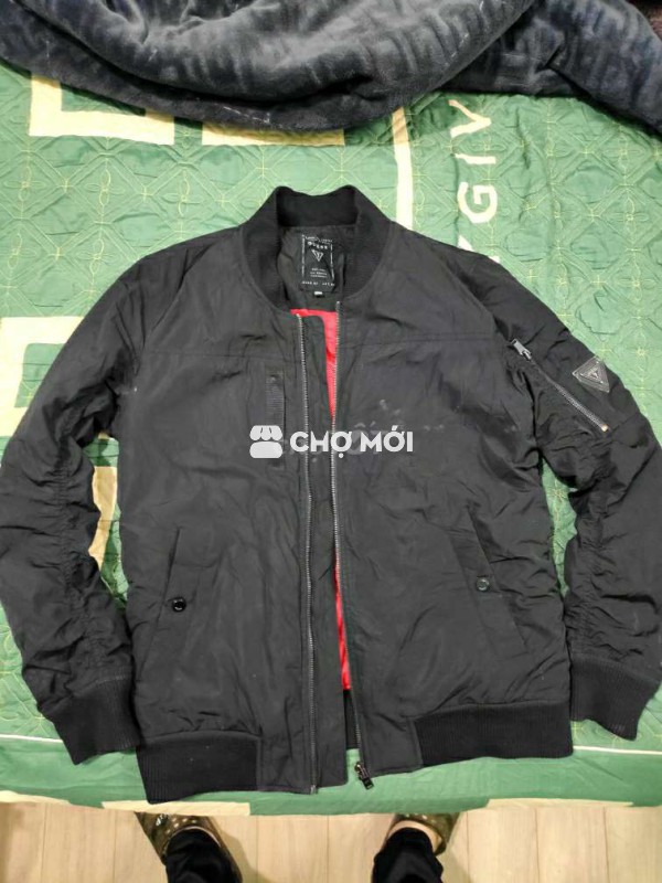Áo bomber GUESS ma1 trần bông size M bao ấm