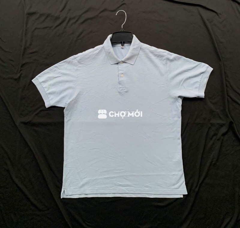 🔔 Áo thun UNIQLO - sz 3XL 80-88kg - xanh da trời