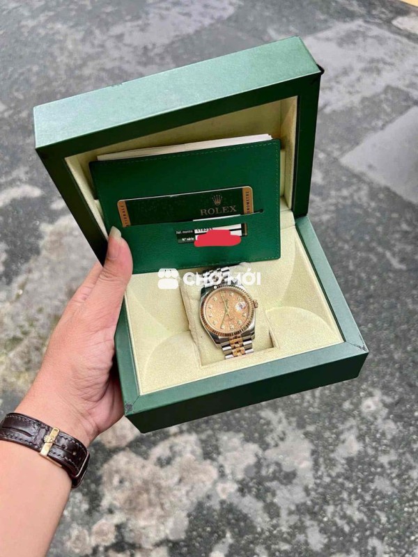 Fullbox Siêu Đẹp Rolex 6 số 116233, Vi Tính Vàng